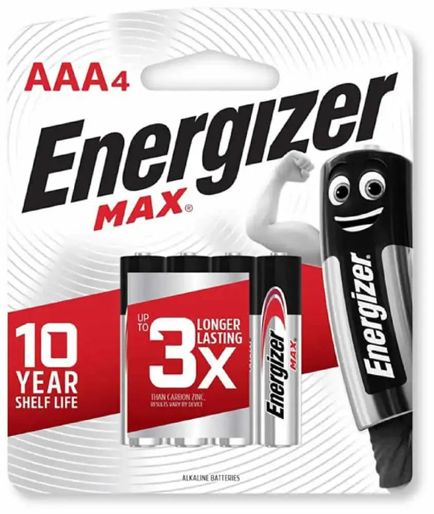 Energizer AAA4 / بطاريات Energizer ‏AAA عبوة 4