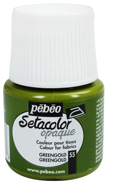 Pebeo Setacolor Green Gold / بيبو سيتاكلر أخضر ذهبي