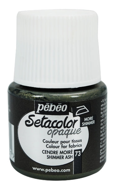 Pebeo Setacolor Shimmer Ash / بيبو سيتاكلر رماد لامع