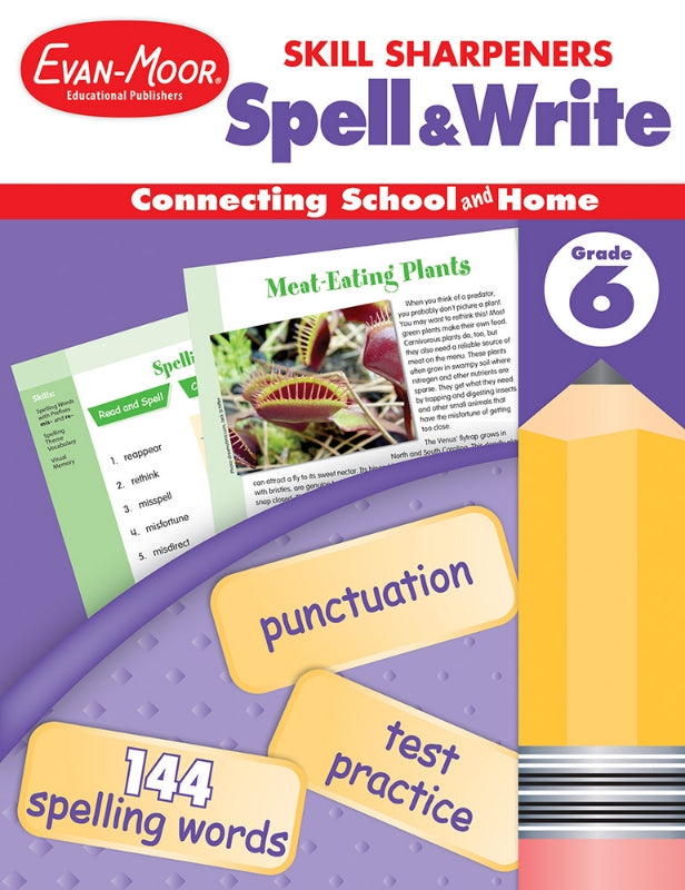 Spell & Write Connecting school & Home Grade 6 / تهجئة وكتابة الاتصال المدرسة والمنزل الصف 6
