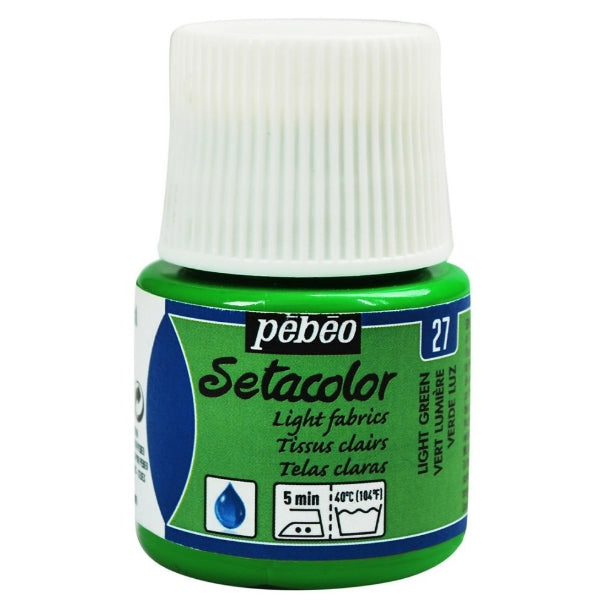Pebeo Setacolor Light Green / بيبو سيتاكلر أخضر فاتح