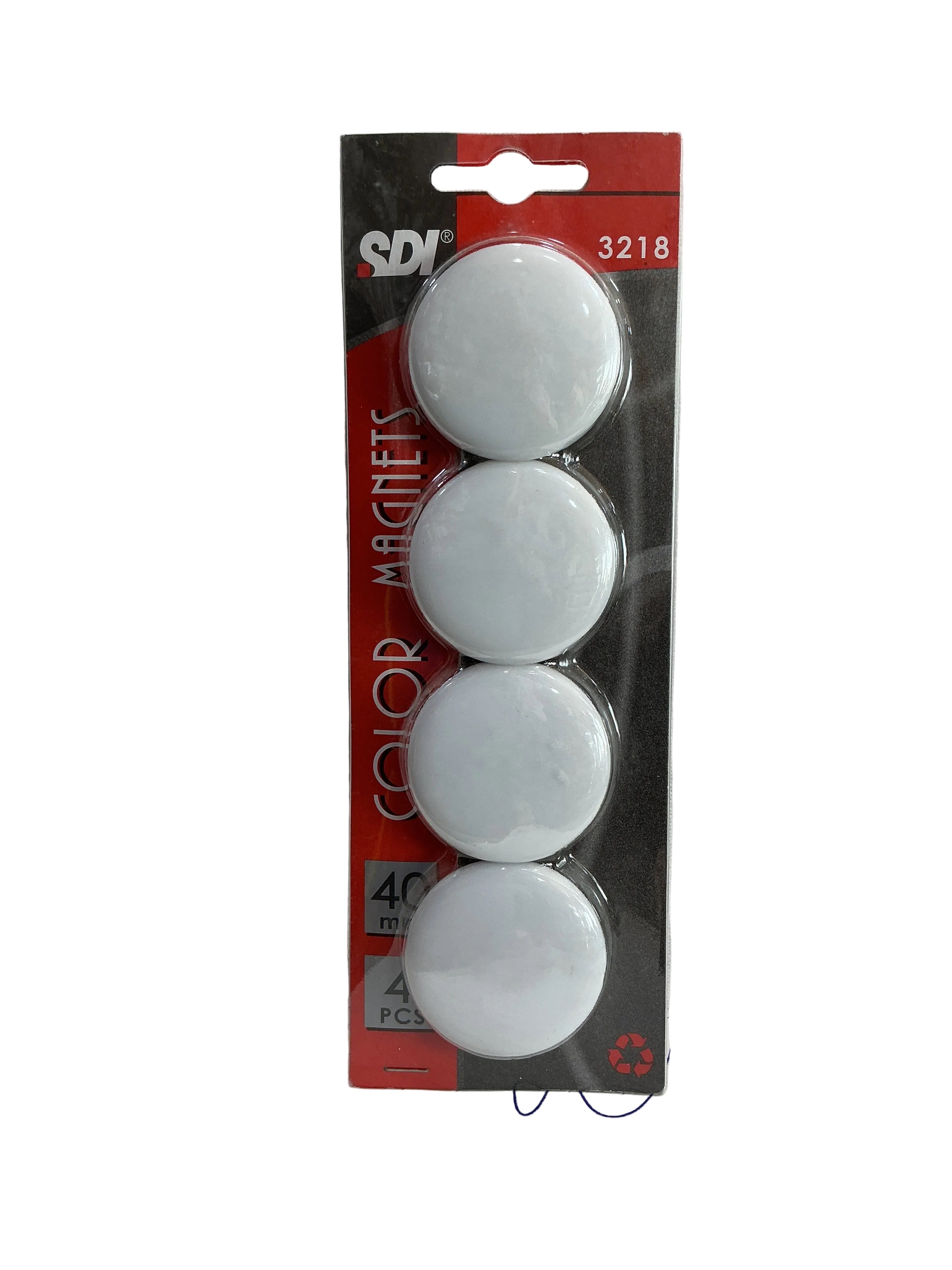 SDI 3218 Colour magnets 40mm 4 Pcs / مغناطيسات SDI ملوّنة 40 مم 4 قطع
