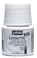 Pebeo Ceramic 10 White / بيبو سيراميك 10 أبيض