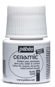 Pebeo Ceramic 10 White / بيبو سيراميك 10 أبيض