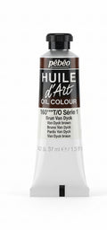 pebeo HUILE d'Art Oil colour Serie 1 Van dyck brown / ألوان زيتية فنية من بيبيو  – السلسلة 1 – بني فان دايك