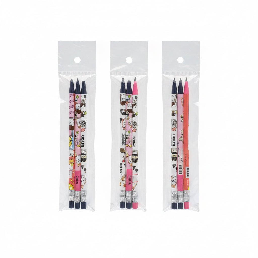 3 Pieces Pencils Packet / عبوة من 3 أقلام رصاص
