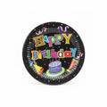 HAPPY BIRTHDAY Plates 10 Pcs / أطباق "عيد ميلاد سعيد" – 10 قطع