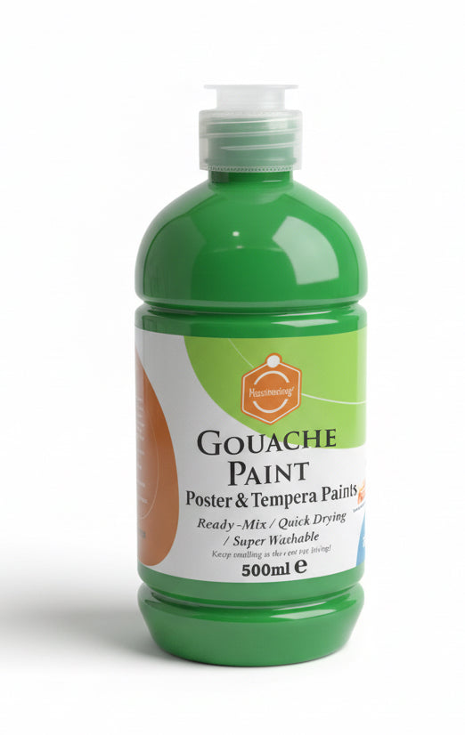 Gouache Colour 500ml Green / ألوان جواش 500 مل أخضر