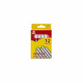 DUSTLESS White Chalk 12 pcs