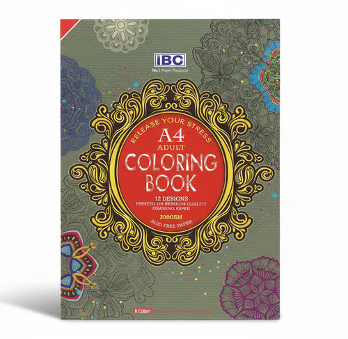 A4 Advanced Colouring Book / كتاب تلوين متقدم بحجم A4