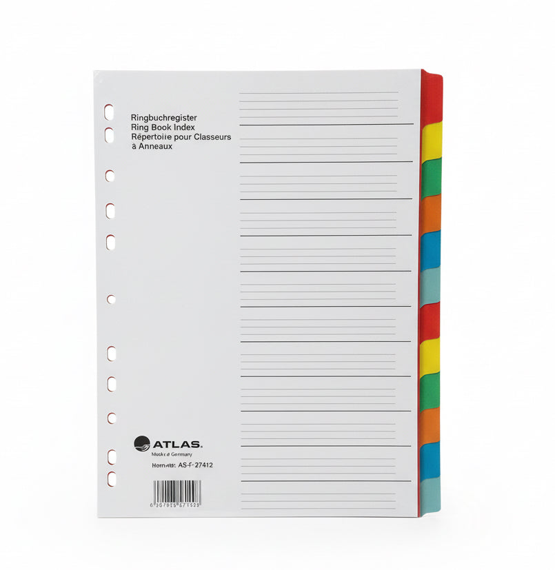 Atlas Ring Book Index / فهرس دفتر حلقات أطلس