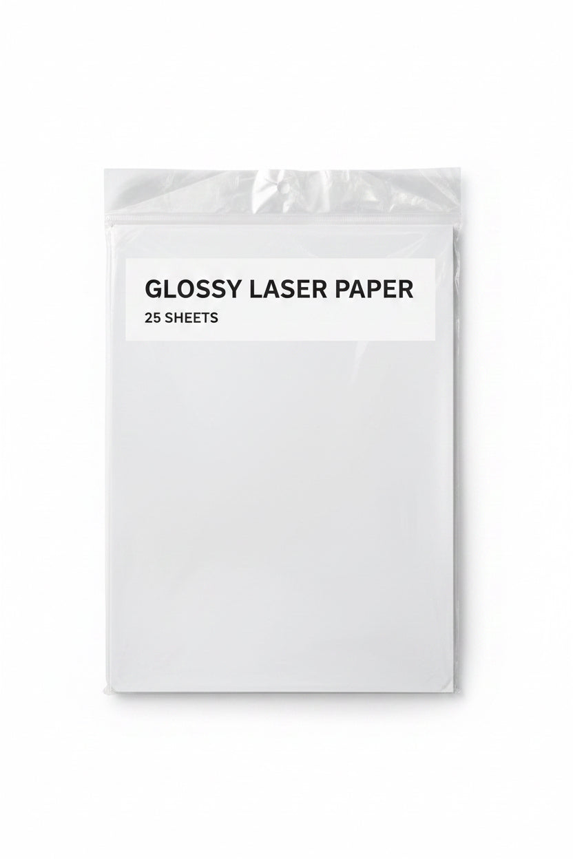 25 GLOSSY LASER SHEETS / 25 ورقة ليزر لامعة