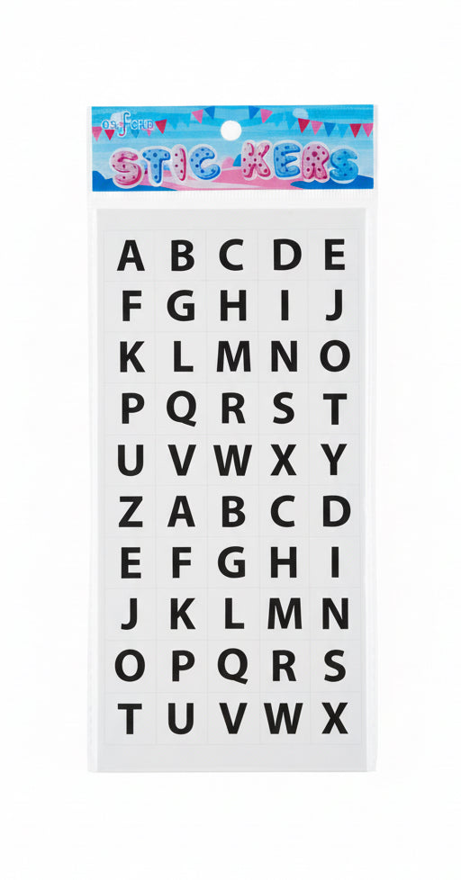Oxford 10 Sticker Alphabet / أكسفورد – 10 ملصقات أبجدية