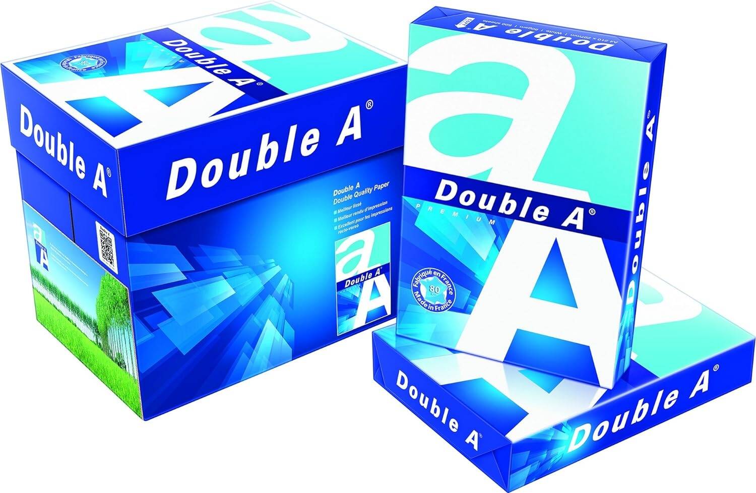 Double A A4 Office Paper, 5 Reams / ورق مكتب Double A ‏A4‏، 5 رزم