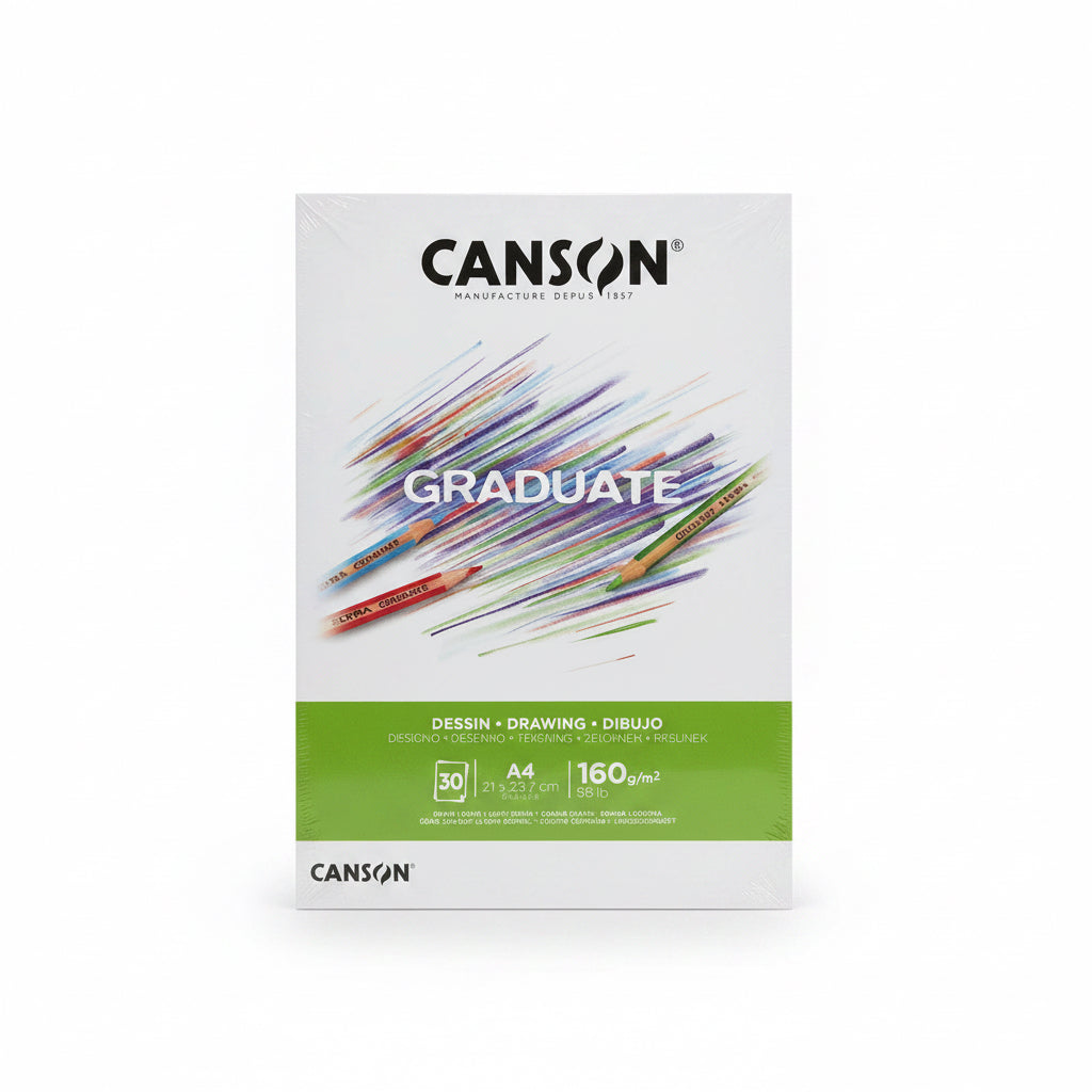 Canson GRADUATE DRAWING 160gsm/30sheets/ كانسون غرادويت للرسم