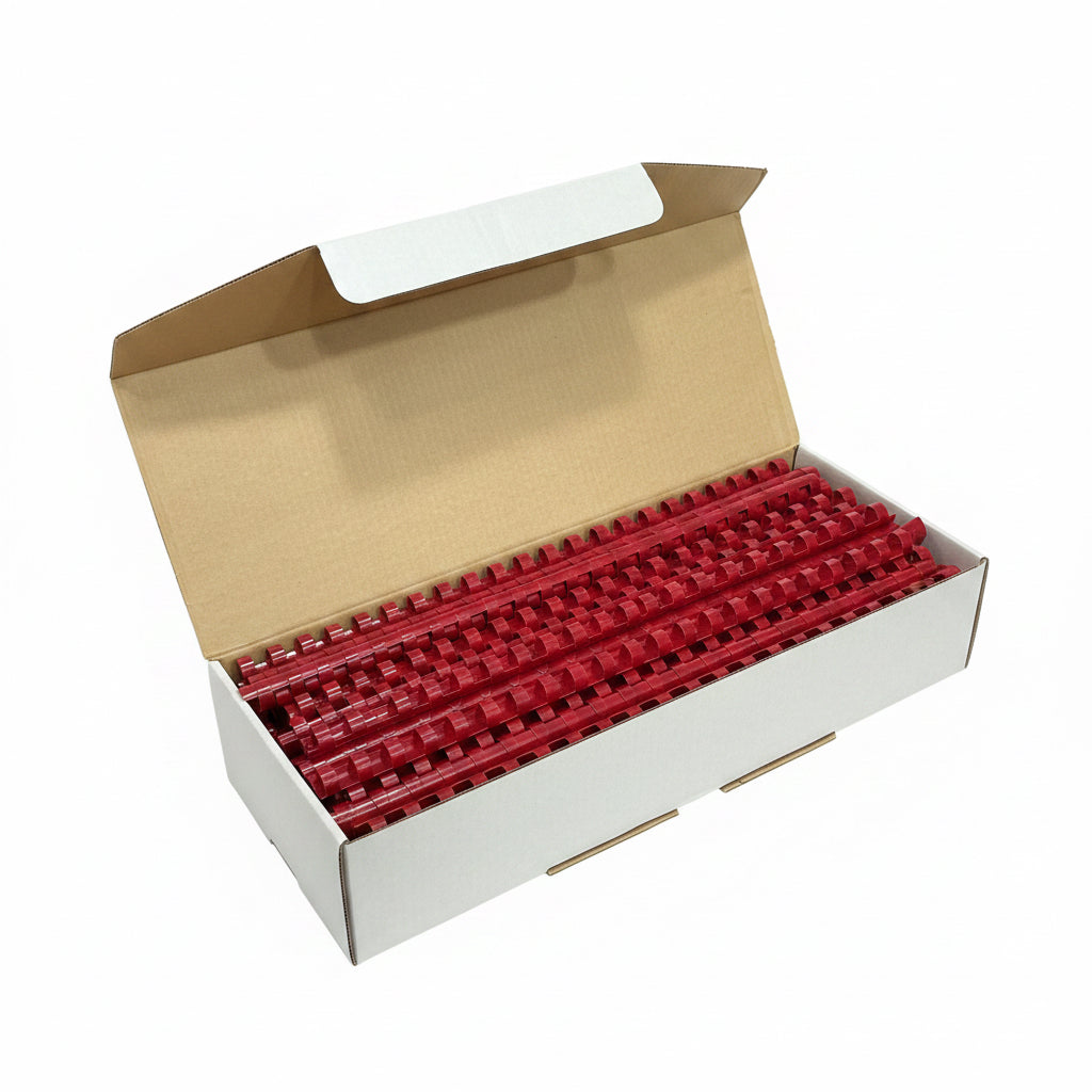 Excel Plastic Ring Red 100pcs/Box 8mm
