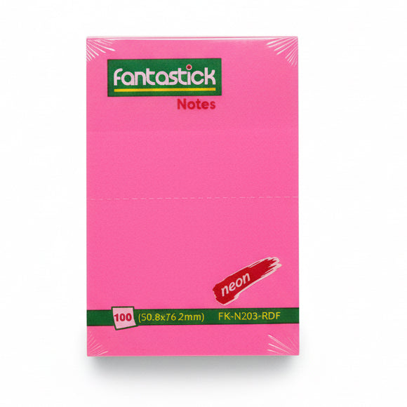 fantastick 100 notes Dark Pink Neon / فانتاستِك 100 ورقة ملاحظات نيون