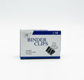 BINDER CLIPS 3/4"(19mm) 12 pcs / مشابك أوراق مقاس 3/4 بوصة (19 مم) – 12 قطعة