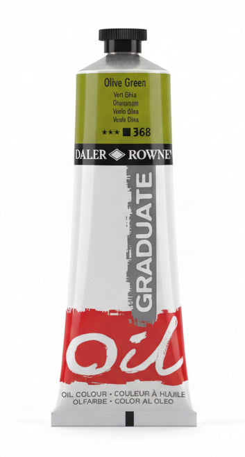 Daler-Rowney Graduate Oil Olive Green / لون زيتي دالر-روني Graduate أخضر زيتوني