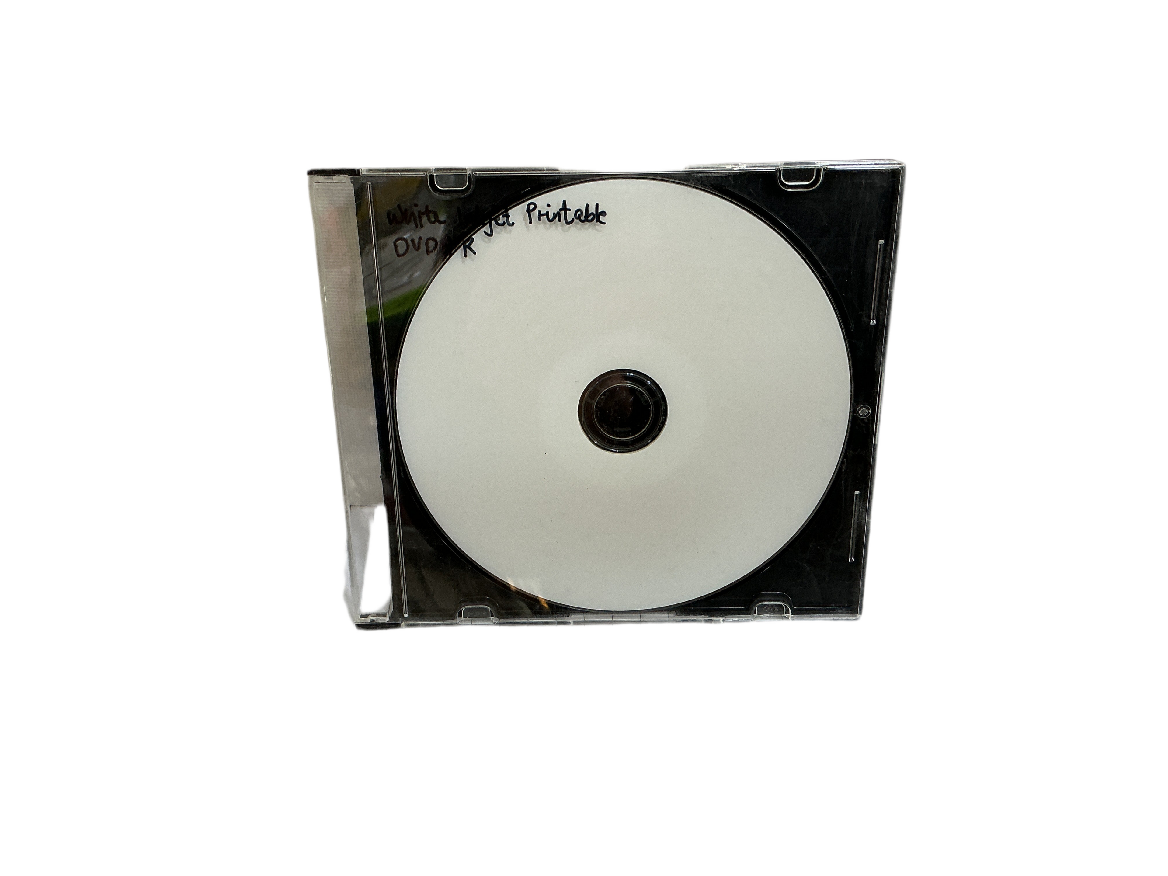 White inkjet Printable DVD-R / أسطوانة DVD-R قابلة للطباعة بنفث الحبر – بيضاء
