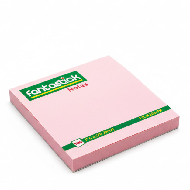 fantastick 100 notes Neon Pastel Pink/ فانتاستِك 100 ورقة ملاحظات نيون