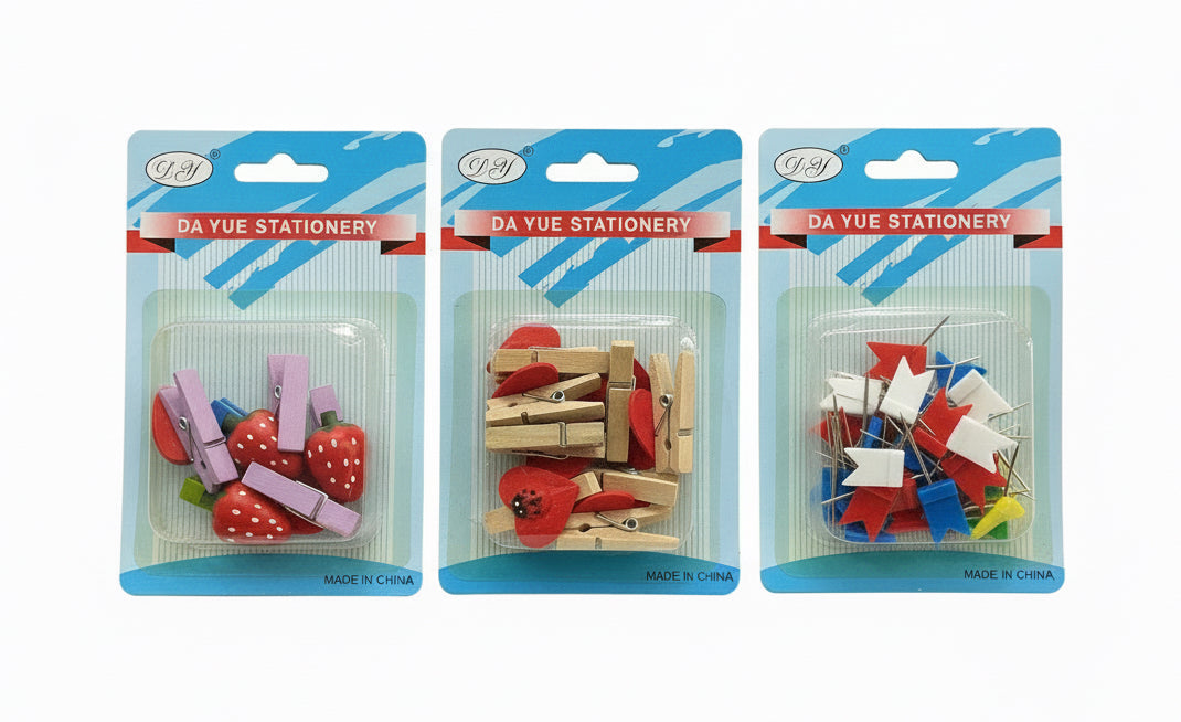 Flag shaped push pins / دبابيس علمية الشكل