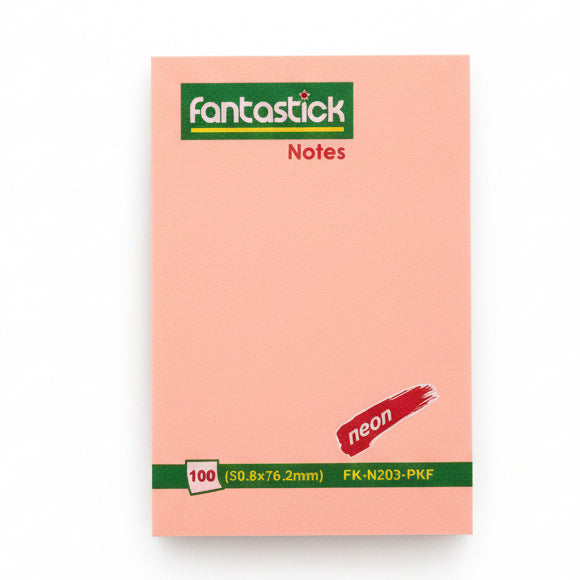 fantastick 100 notes Neon Peach / فانتاستِك 100 ورقة ملاحظات نيون