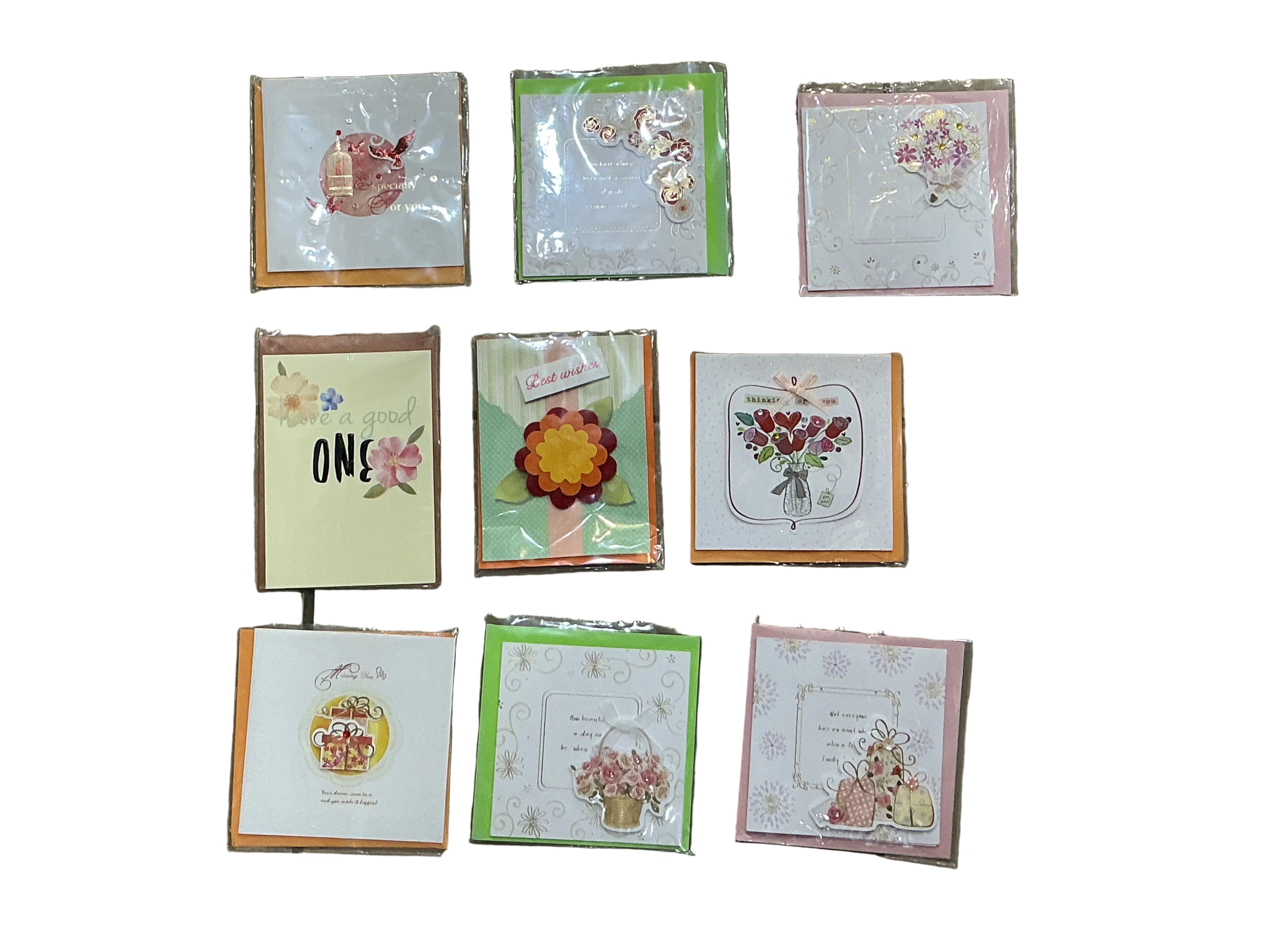 Wishing Cards Multicolour / بطاقات تهنئة متعدد الألوان