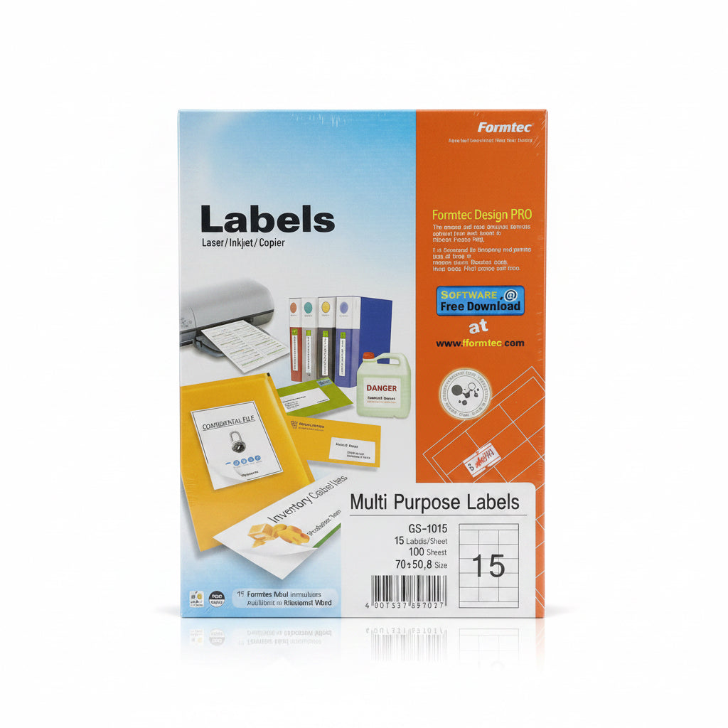 Formtec multi purpose labels GS-1015 / ملصقات متعددة الأغراض فورمتك