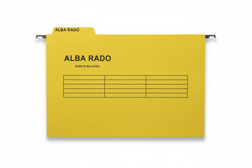 Suspension Files Yellow FS 50pcs / 50 ملف تعليق أصفر مقاس FS