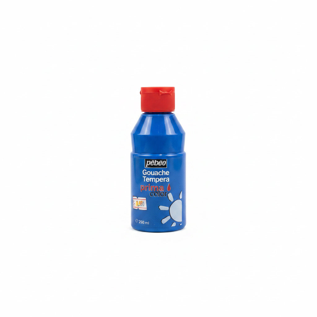 pebeo Gouache tempera prima color 250 ml – Blue / بيبو غواش تمبرا بريما 250 مل – أزرق