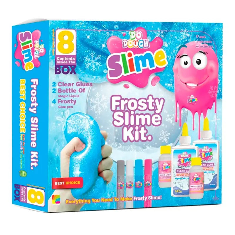 do dough Frosty slime kit 4 pcs / طقم سلايم فروستي من دو (4 قطع)