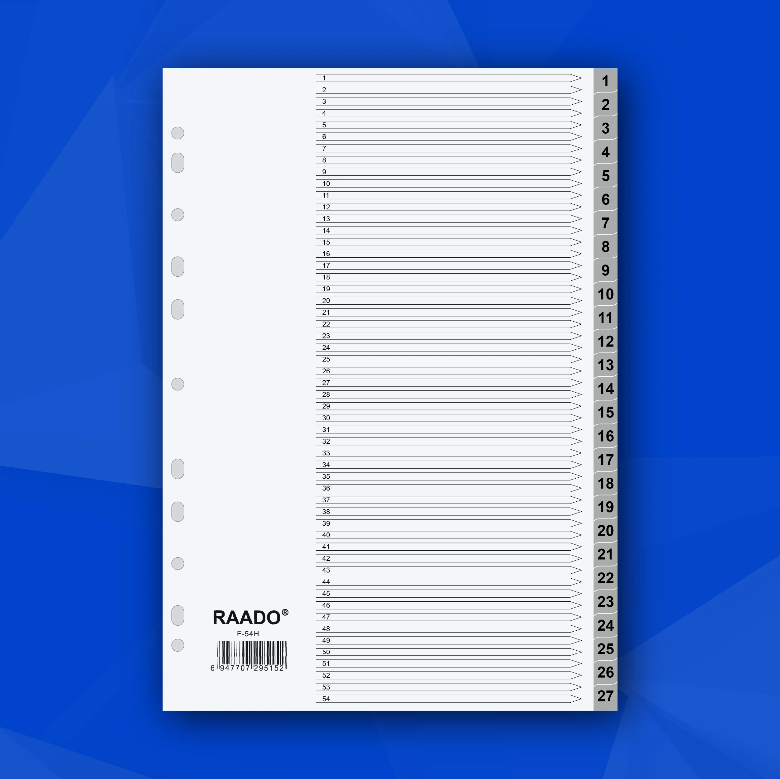 DSD F-54H Index divider / فواصل فهرس DSD ‏F-54H