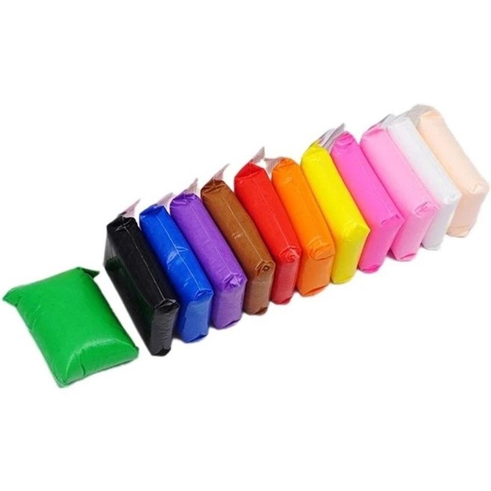 SUPER LIGHT CLAY 12 Colors / صلصال فائق الخفة – 12 لونًا