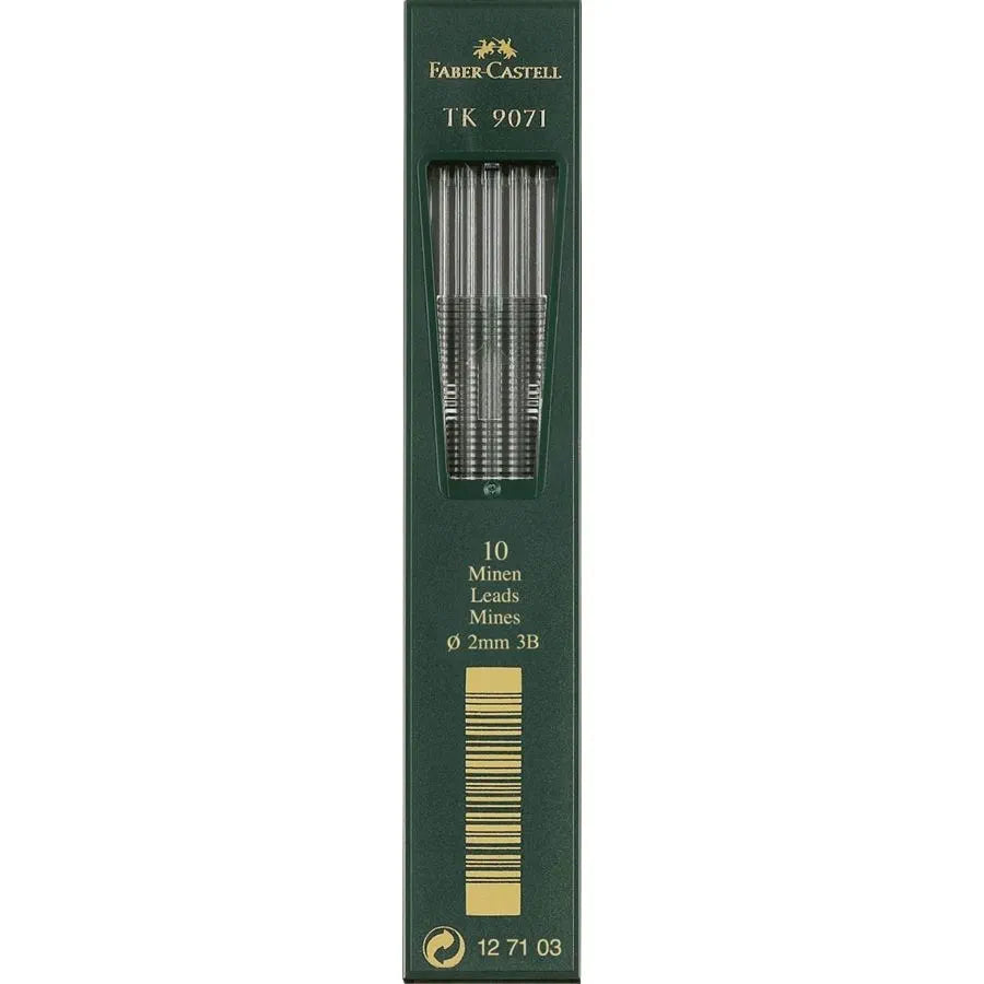 Faber castell TK 10 Minen Leads 9071 3B / رصاص أقلام فابر كاستل TK 10 Minen 9071 3B