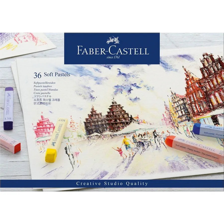 Faber-castell 36 Soft Pastels / فابر-كاستل 36 باستيل ناعم