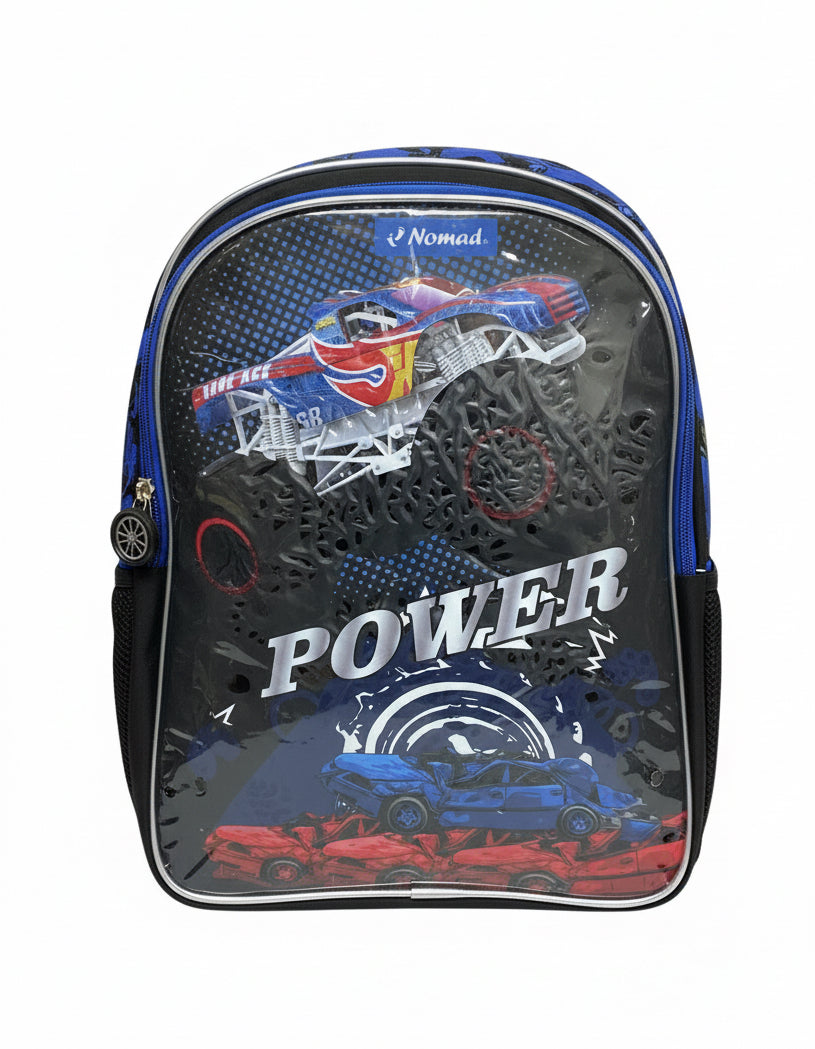 ND Primary B.Pack 16" 5 in 1 Power on / حقيبة مدرسية ND Primary 5 في 1 – Power on  مقاس 16 بوصة