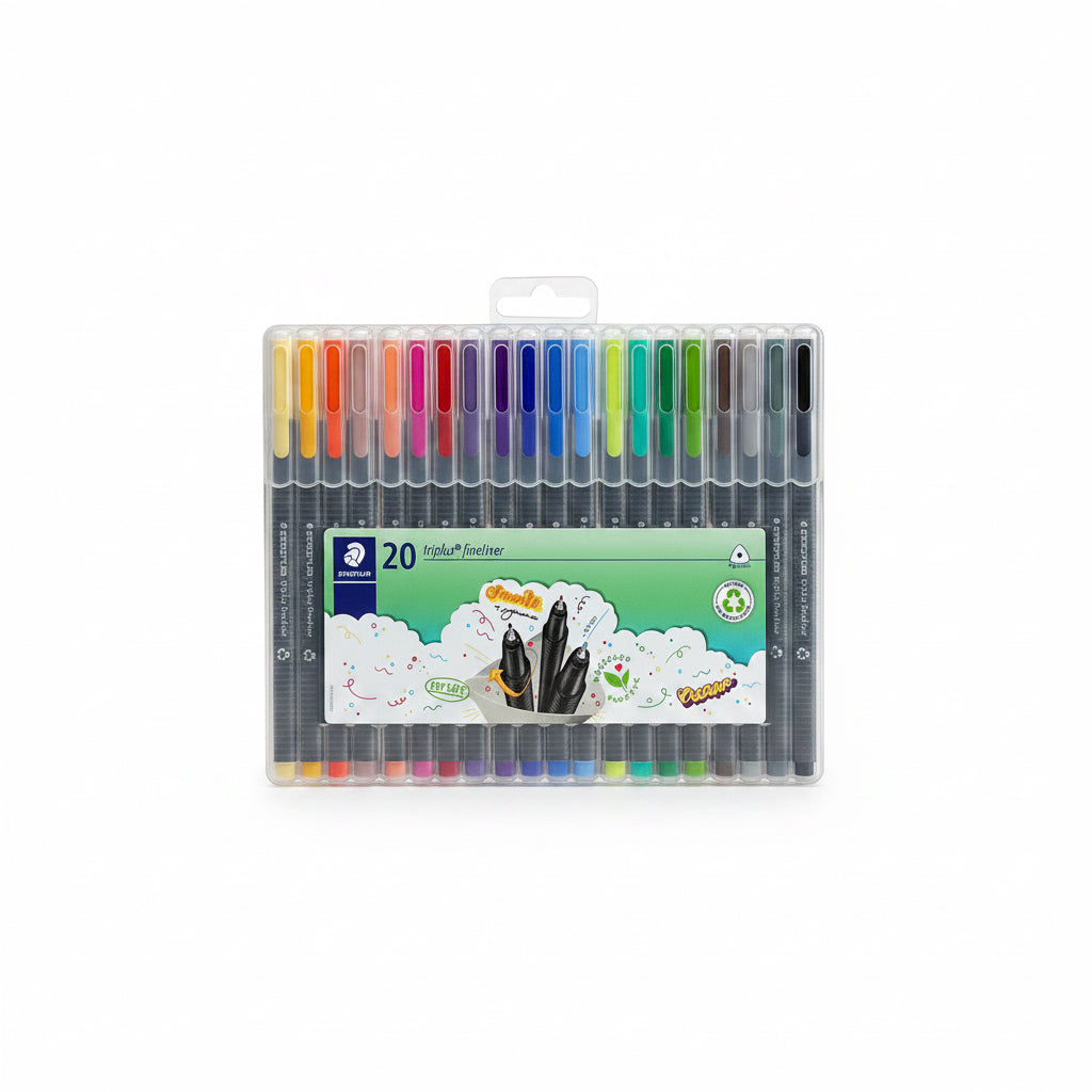 Staedtler 20 Triplus Fine Liner / ستدلر 20 قلم ترايبلاس فاين لاينر