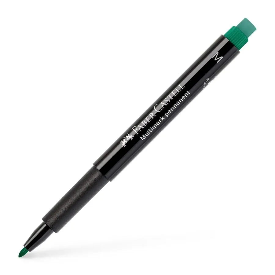 Faber Castell Multimark Permanent Green / فابر كاستل ملتي مارك دائم