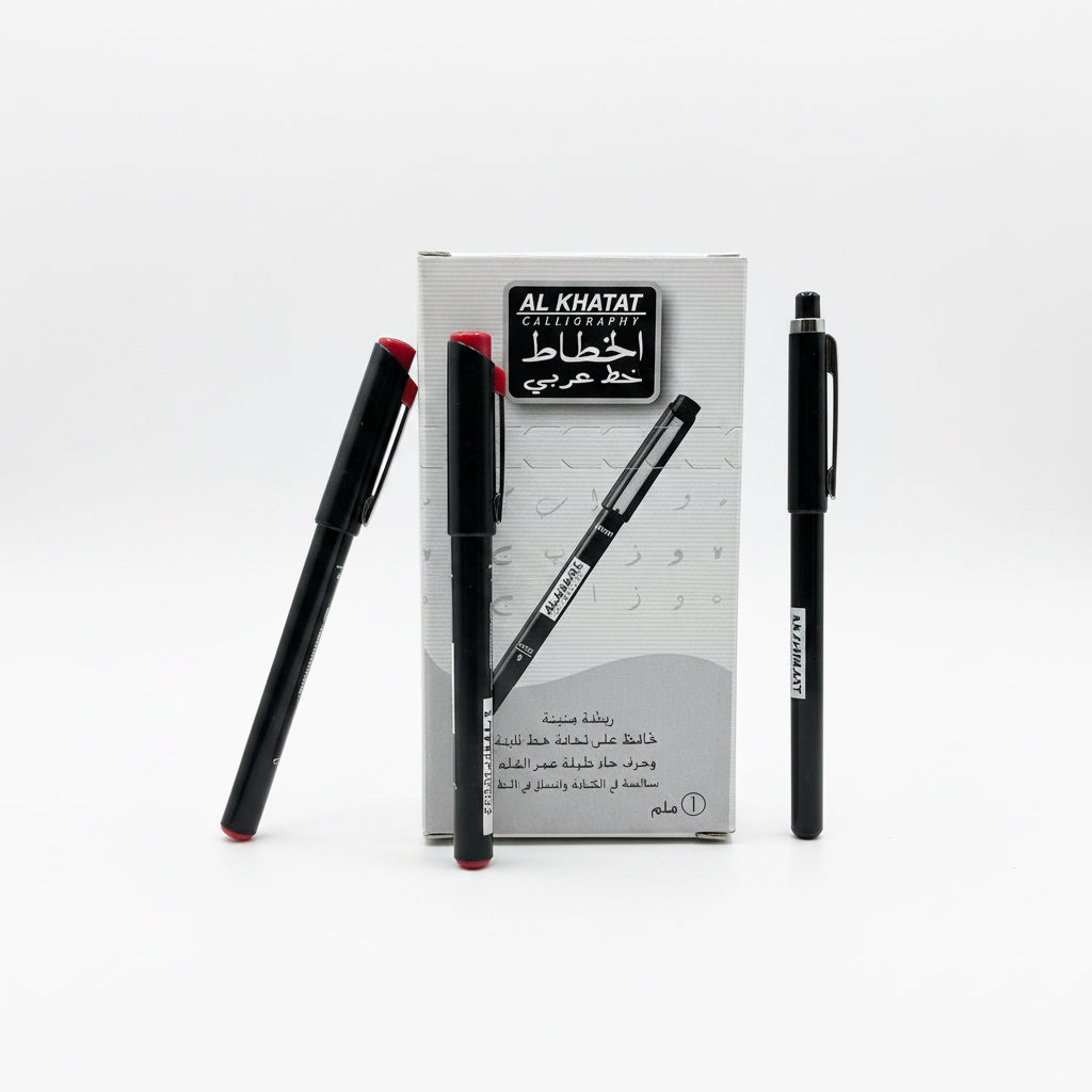 Al Khatat Calligraphy 1mm x12 Red / الخطاط خط عربي 1مم ×12 أحمر