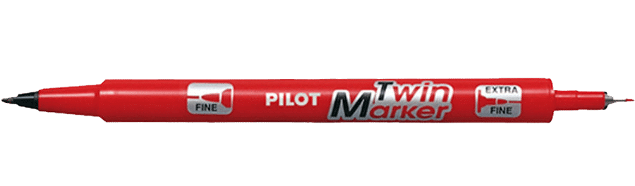 Pilot Twin Marker Red / بايلوت توين ماركر