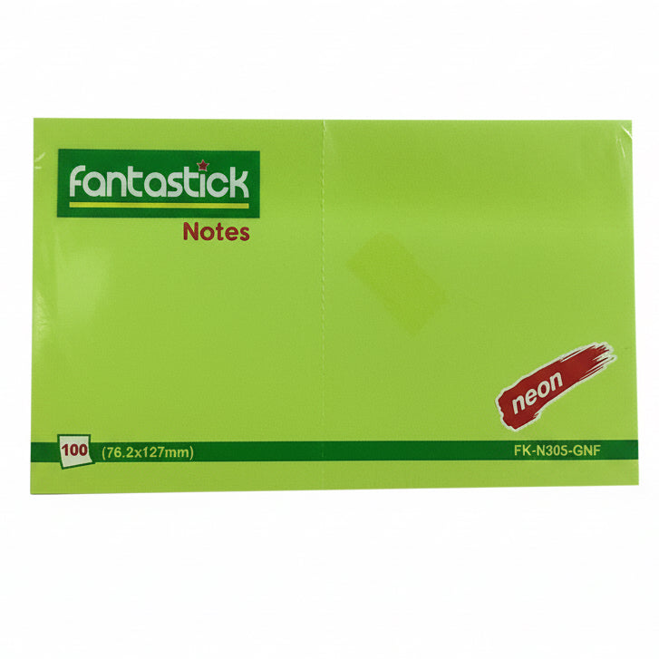 fantastick 100 notes Green/ فانتاستِك 100 ورقة ملاحظات