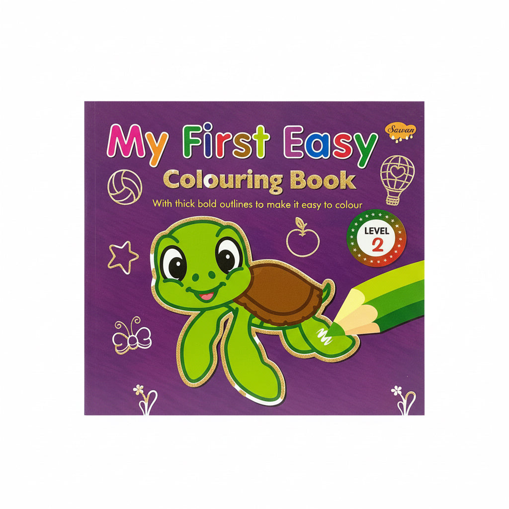 My first easy Colouring Book level 2 / كتاب التلوين السهل الأول - المستوى 2