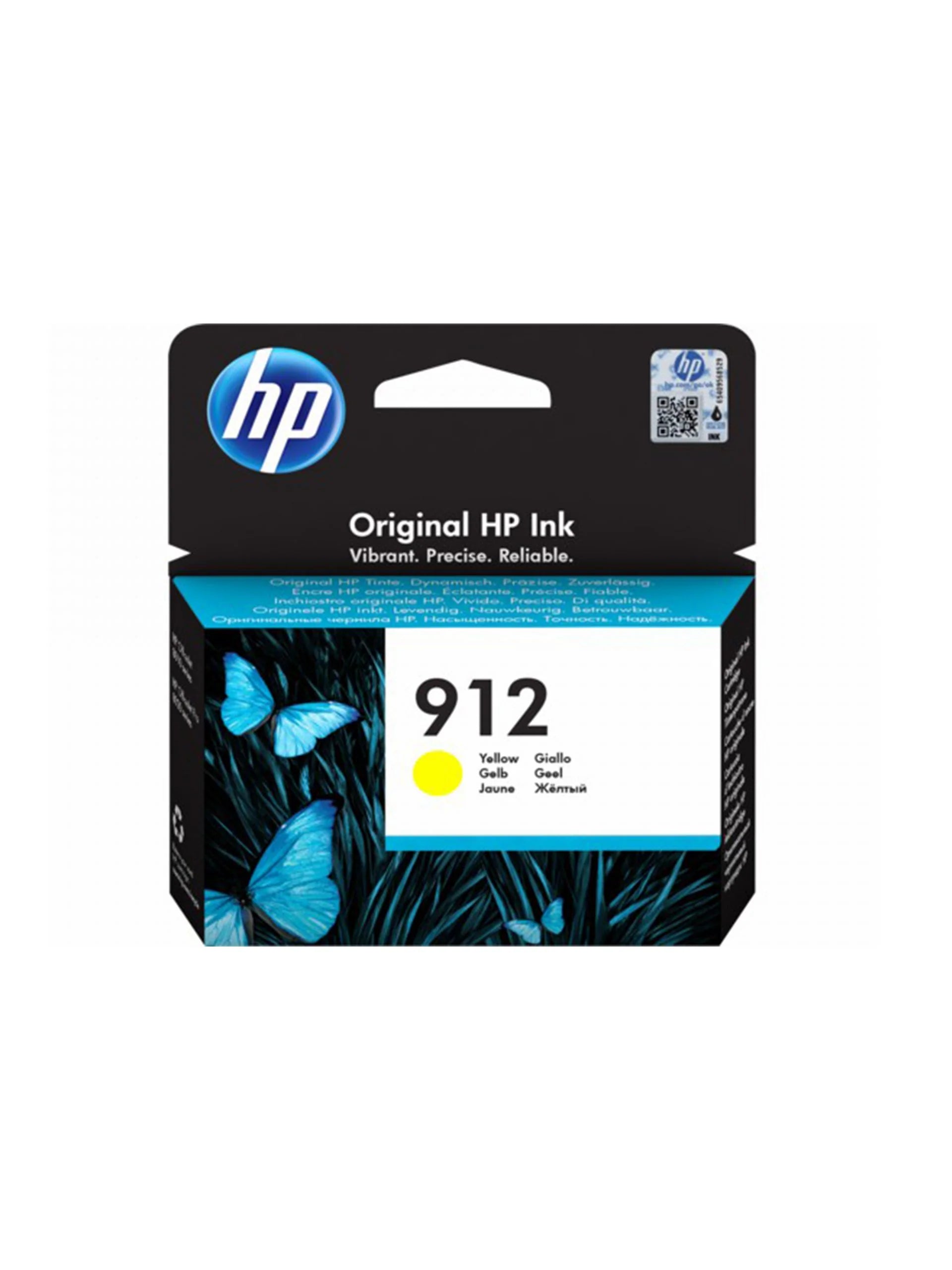 Original HP Ink Cartridge 912 Yellow 315* pages / خرطوشة حبر أصلية HP 912 أصفر 315* صفحة