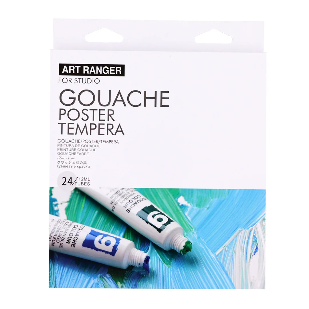 Art RANGERS Gouache Poster Tempera 24 TUBES / آرت رينجرز غواش/بوستر تمبرا 24