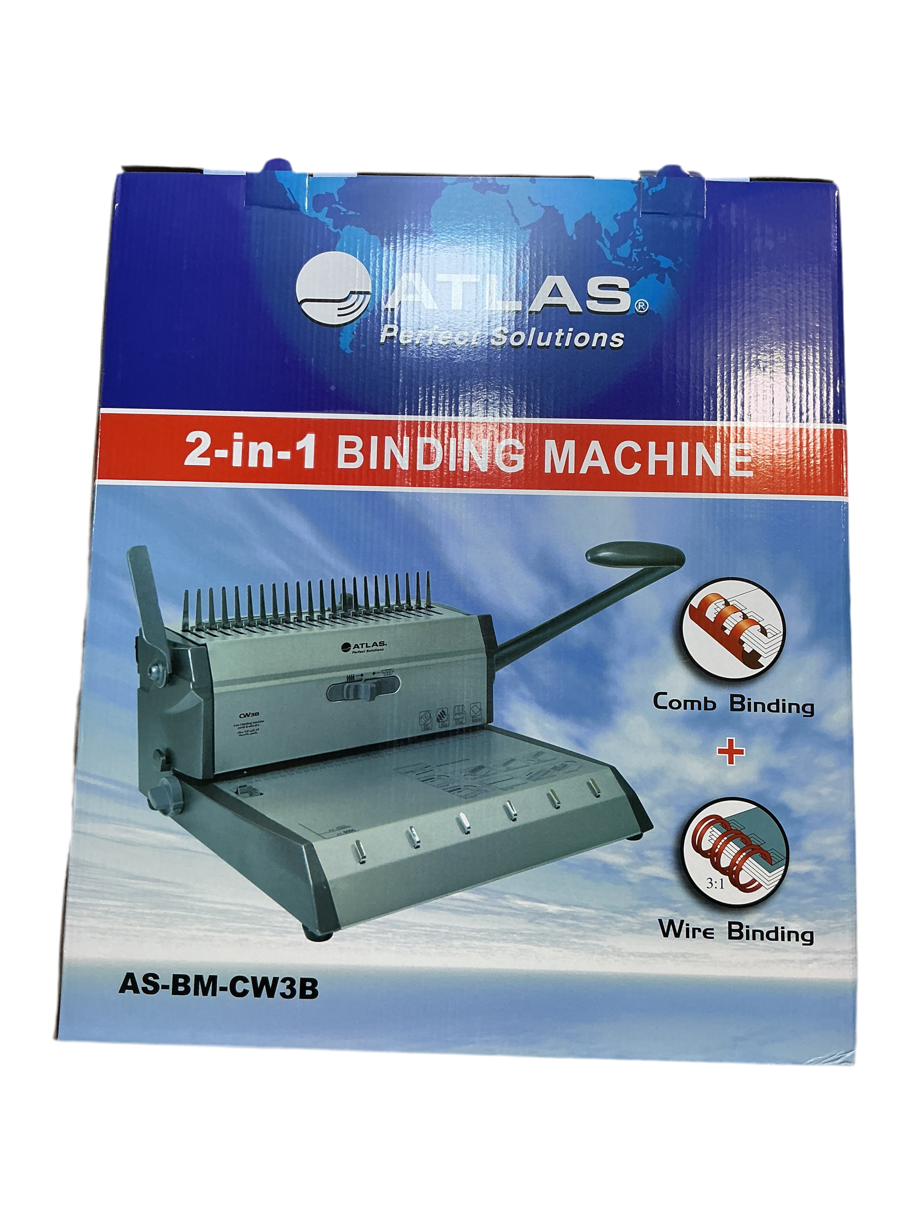 Atlas 2 in 1 Binding machine / آلة تجليد 2 في 1 أطلس