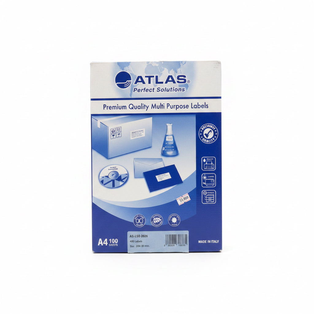 Atlas Premium quality multi purpose labels AS-LSE-2626 / ملصقات متعددة الأغراض عالية الجودة من أطلس AS-LSE-2626
