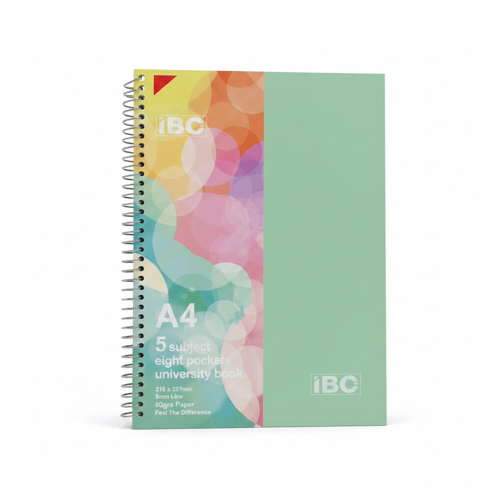 IBC A4 5 Subject, 100 Sheets / دفتر IBC مقاس A4، 5 مواد، 100 ورقة