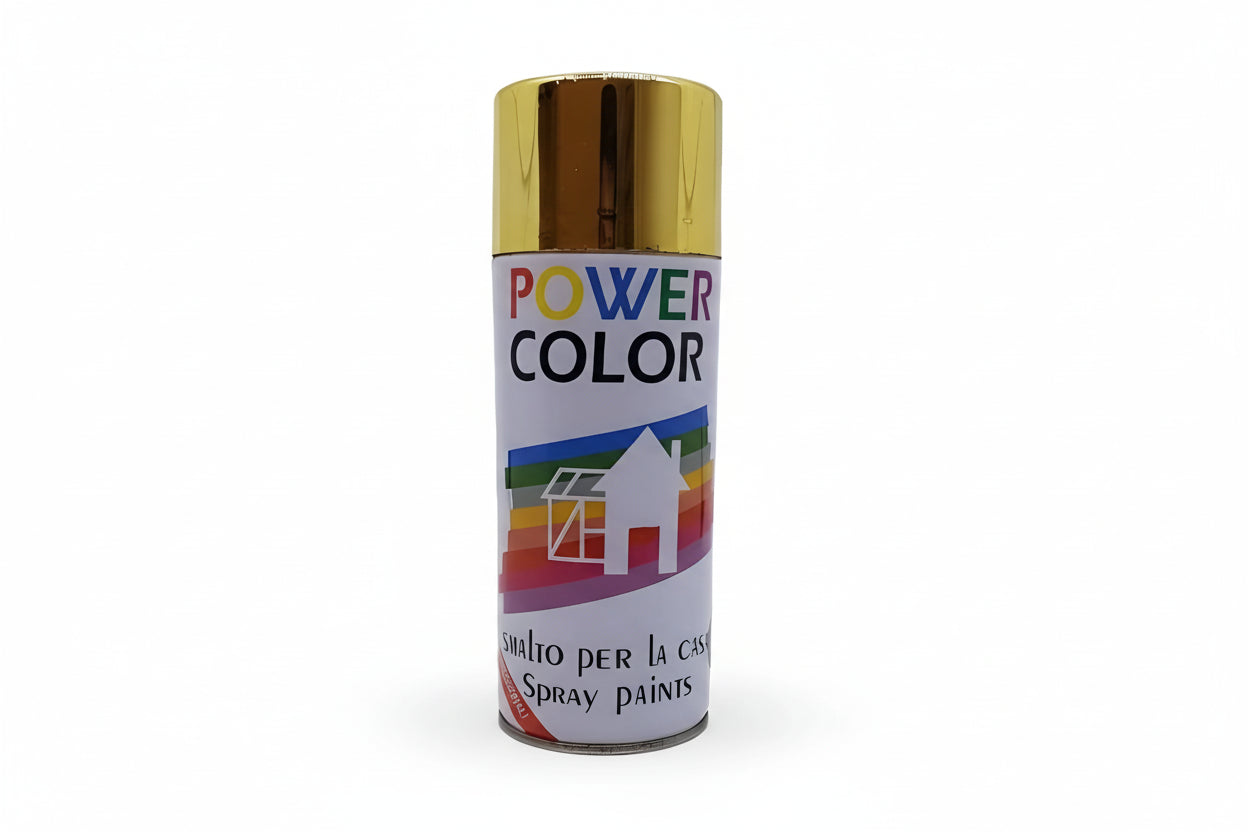 POWER COLOR Spray Paint Bright Gold / بخاخ طلاء POWER COLOR ذهبي لامع