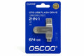 OSCOO OTG USB FLASH DRIVE 2 IN 1 64 GB / فلاش USB أو إس كوو OTG ثنائي الواجهة 64 جيجابايت